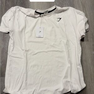 Gymshark White Short Sleeve Tee